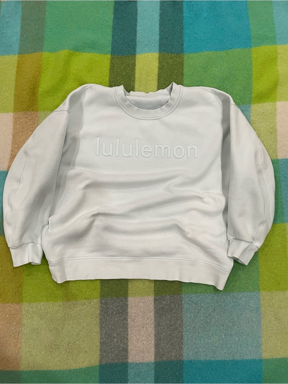 Lululemon light blue crewneck sweatshirt #athletic #yoga